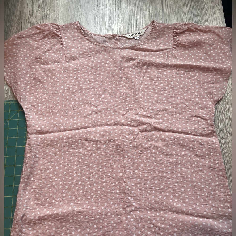 Large Davi & Dani polka dot top